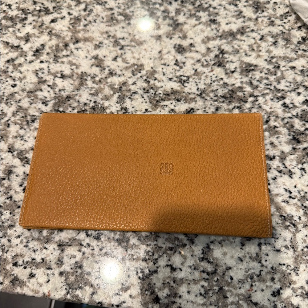 Loewe Caramel Leather Card Holder
